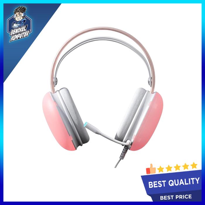 Gambar HEADSET GAMING AULA S505 PINK / GREEN - PINK dari bengkelkomputerptk undefined Tokopedia