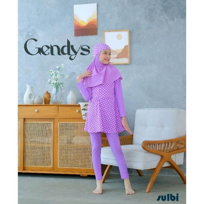 Gambar Sulbi Baju RENANG MOTIF Jumpsuit TERUSAN ANAK Perempuan Baju Renang Muslimah ANAK - Polcadot Ungu, 4 tahun dari CV TWENTIC undefined Tokopedia