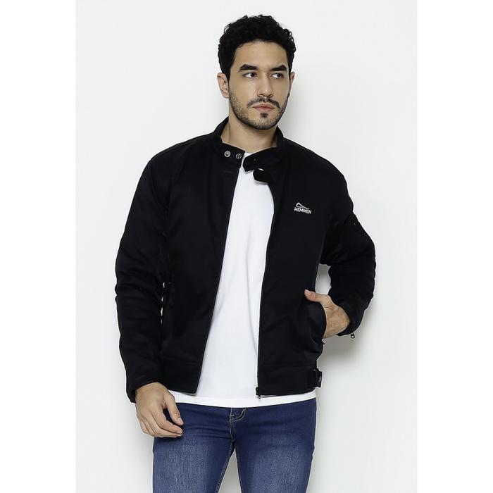 Hemmeh Jaket Riding Black Polos XL
