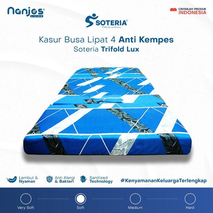 Gambar [CUCI GUDANG BERKAH SALE HARGA SUBSIDI] Kasur lipat Busa Anti Kempes Lipat 4 / Matras Lipat 4 High Quality Foam 100% Original / Kasur Matras Sofa bed Tebal 15cm / Kasur Kos Elite Nanjos Garansi Resmi Brand GARANSI RESMI [FREE ONGKIR & BISA COD] dari CV TWENTIC undefined Tokopedia