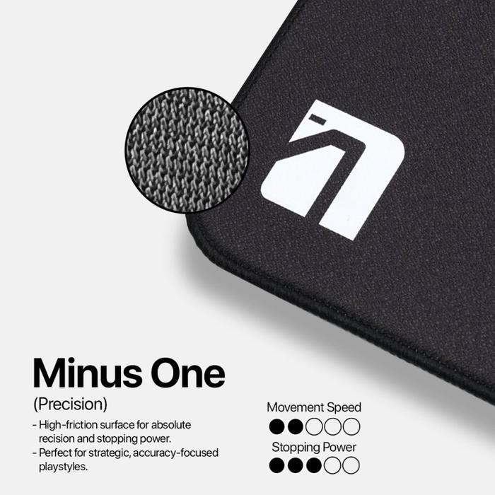 Noir green cloth gaming mousepad with Poron foam base