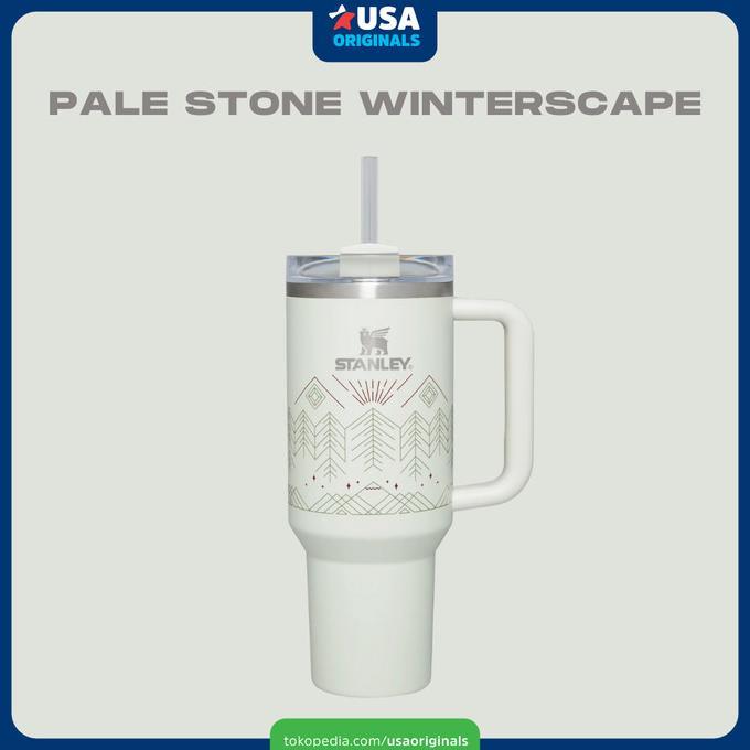 Gambar NEW STANLEY TUMBLER CUP LIMITED EDITION WITH LID AND STRAW - PaleStone WS, 40 Oz dari JAYA MARTZ undefined Tokopedia