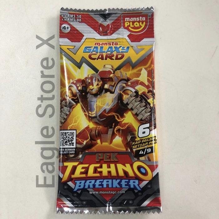 Gambar Monsta Boboiboy Galaxy Card SR AR AA Pek Techno Breaker Cyclone Fury - Mechagentar SR dari Eagle Store X undefined Tokopedia