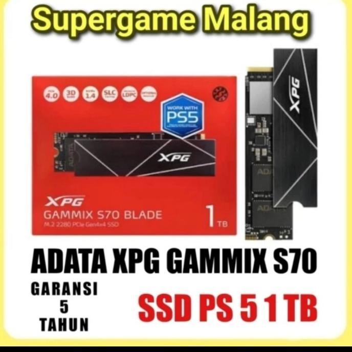 Jual SSD Adata 2TB 1TB XPG Gammix S70 Blade NVME PS5 PS Media