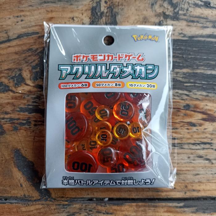 Damage Counter Box Jual Pokemon Center Card Game Official Accecories Dadu Dice Damage ...