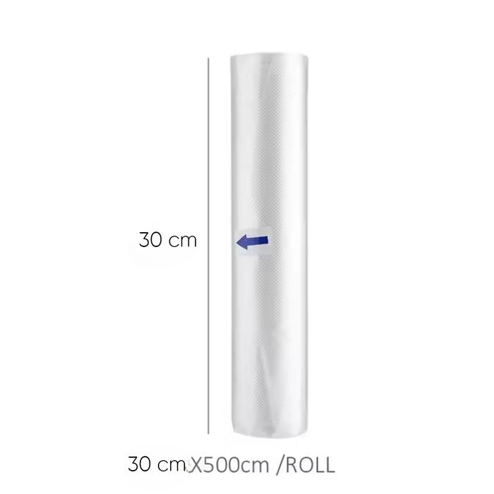 Gambar 1 Roll Plastik Vacuum Makanan Sealer Emboss Frozen Food Basah Kering Storage Bag BPA Free 12 x 500 cm 15 x 500 cm 20 x 500 cm 25 x 500 cm 30 x 500 cm - 30 x 500 cm dari Tosco Official undefined Tokopedia