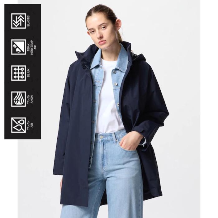 Rain Jacket Women Blocktech Hooded Coat Women Blocktech Hooded