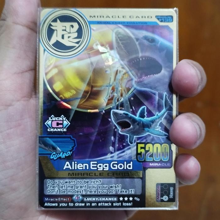 Gambar kartu animal kaiser alien egg gold forbidden power Evo 5 satuan - 1 dari Yoai Store undefined Tokopedia