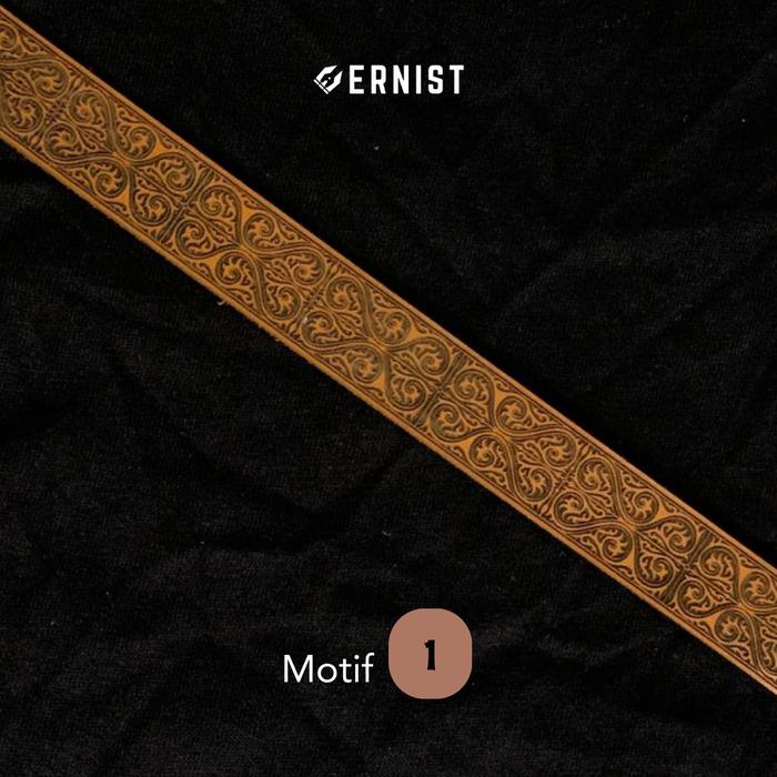 Gambar Linow C05 etnik/ Gelang Kulit Motif Nusantara - 1 dari Ernist.Leather undefined Tokopedia