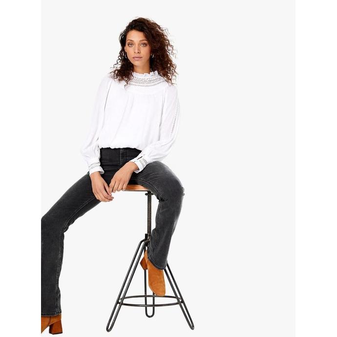 Gambar MARKS&SPENCER - Jeans Wanita -Tencel High Waisted Slim Flare Jeans READY - BLACK, UK  10/SHT dari BahariAquatic,Surabaya undefined Tokopedia