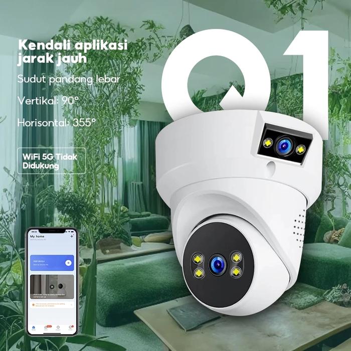 Gambar V380-Dual-Q1 Kamera IP Pengawasan Keamanan Cerdas Nirkabel Kamera CCTV HD 1080P - CCTV SAJA dari SMART BUDGET 88 undefined Tokopedia