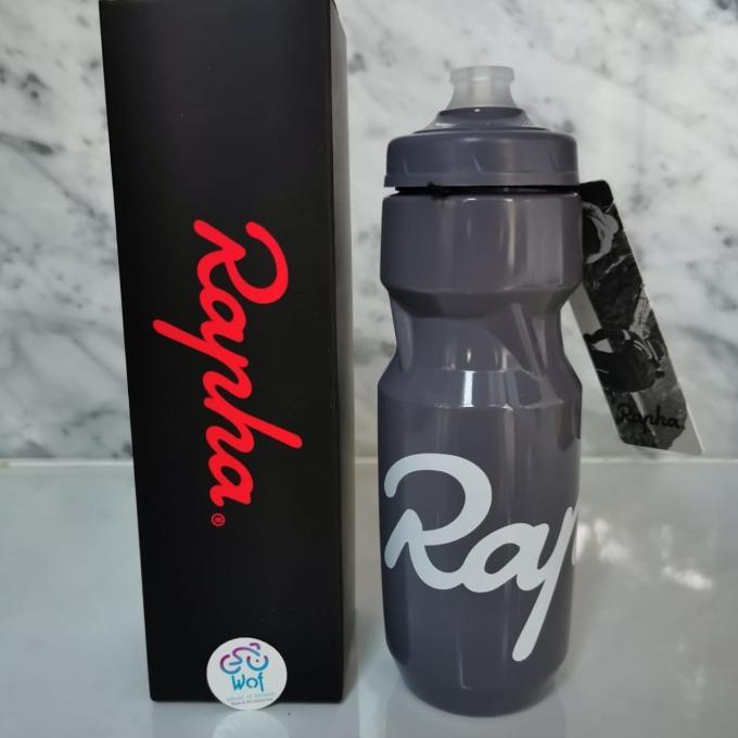 Gambar ready stock !!! RAPHA Original Bidon Botol Minum Sepeda Cycling Bottle 710ml BPA-free - Gray White dari Pedaluxe undefined Tokopedia