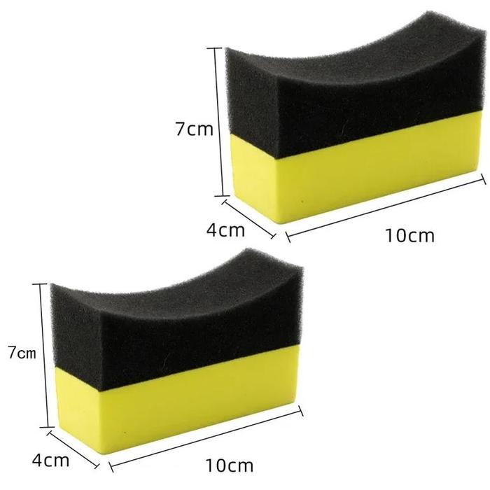 Gambar IMPORT 1/2PCS CAR WHEEL CLEANING SPONGE TIRE WASH WIPER WATER SUCTION SPONGE PAD WAX POLISHING TYRE BRUSHES TOOLS CAR WASH ACCESSORIES - 10x7x4cm 2Pcs dari Amir sture undefined Tokopedia