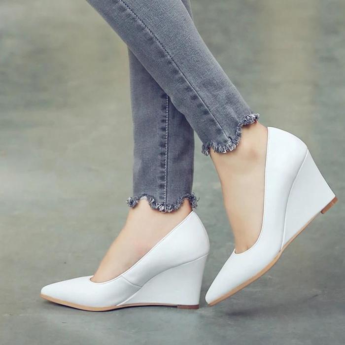 Wedge Heel Wedge Oxford Shoes Wome's Oxford Lace Up Platform Wedge