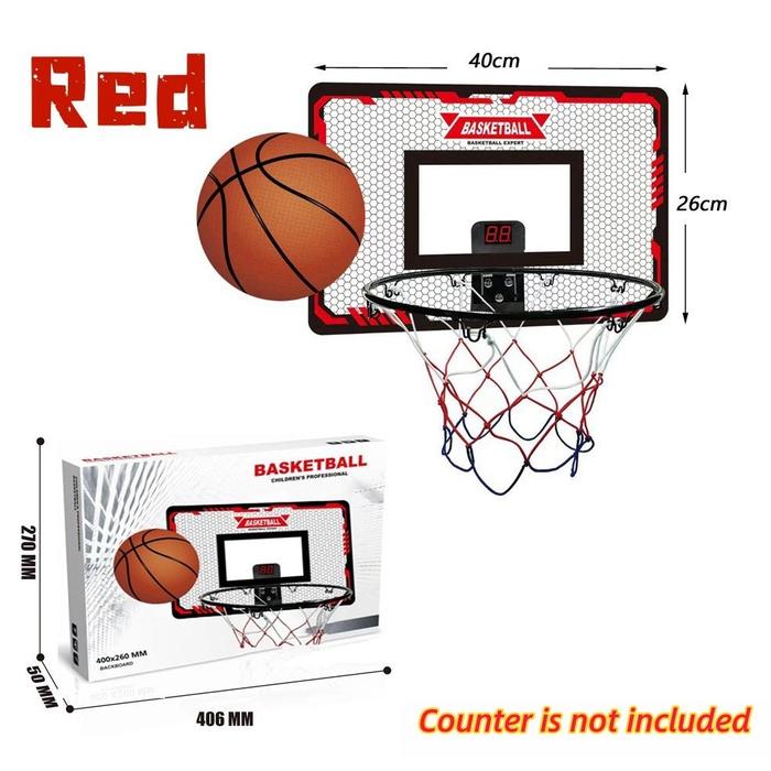 Gambar NEW Ring Basket Dalam Ruangan Pintu Gantung Besi Ring Basket Cincin Lipat Dunk Rebound untuk Anak - Merah dari Sporta Zone7 undefined Tokopedia