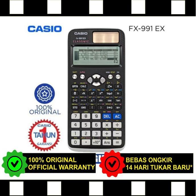 Gambar [BARU] CASIO FX 991 EX KALKULATOR SCIENTIFIC / FX991 / FX 991EX - 991 EX Black dari bintangbagstore undefined Tokopedia