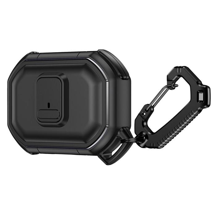 Gambar Case Airpods 4 / 4 ANC EPSIGARD LockFit Hard Drop Casing with Carabiner - Black dari schwarz gadget surabaya undefined Tokopedia