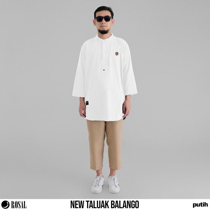 Gambar NTB Teluk Belanga/Koko Kurta lengan panjang size M-3XL By ROSAL - Putih, L dari bajumuslimcorner undefined Tokopedia