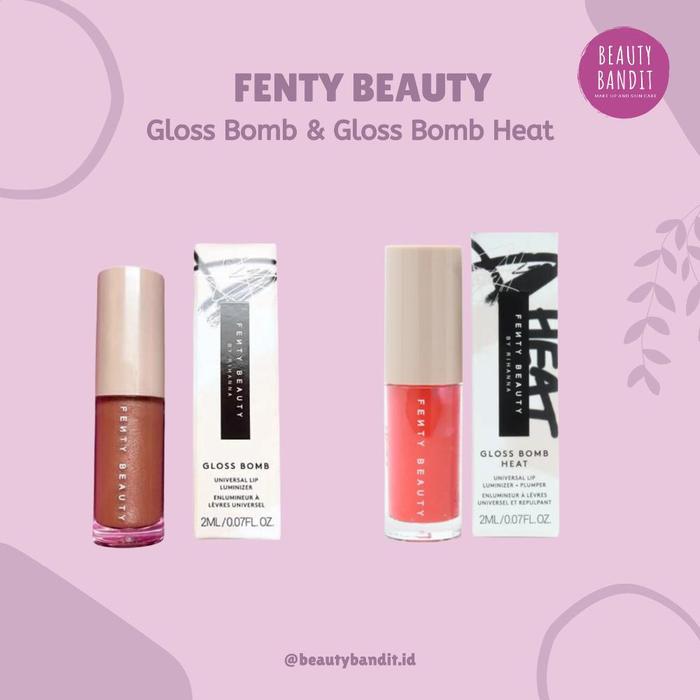 New Fenty Beauty Universal Lip 2Ml Gloss Bomb Fenty Glow Gloss Bomb  Heat Hot Cerry Fenty Glow di Dilannstore Tokopedia