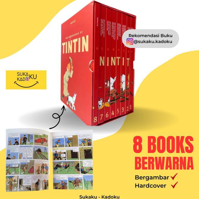 Gambar The Adventures of Tintin Collections Book Box Set Buku Anak Import ORI - BOX BAGUS dari LAURANS MART undefined Tokopedia