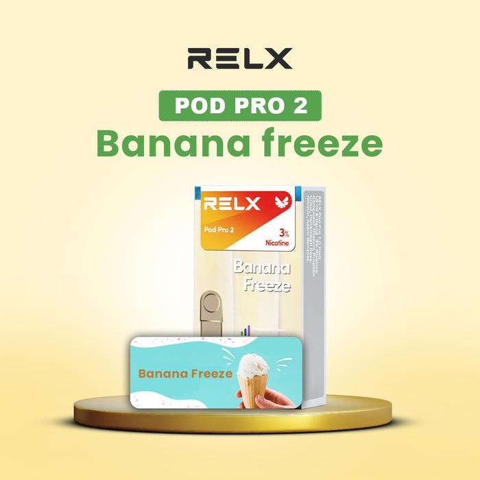 Gambar RELX Pod All Flavors Kemasan Lama - Banana Freeze dari RELX Braga undefined Tokopedia