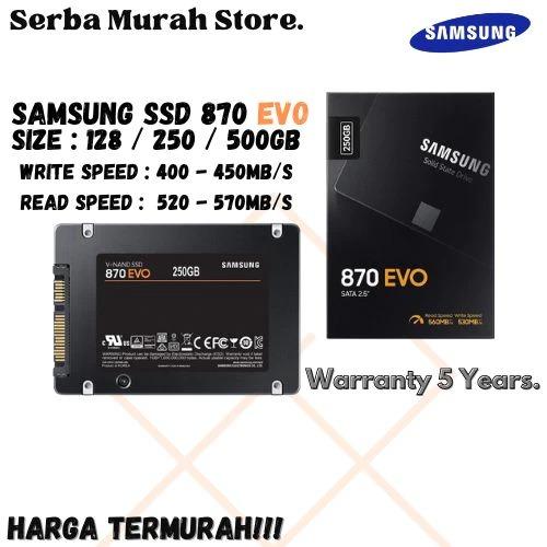Samsung 870 Evo Plus 500 Gb Ssd Samsung Jual (Langsung Diproses