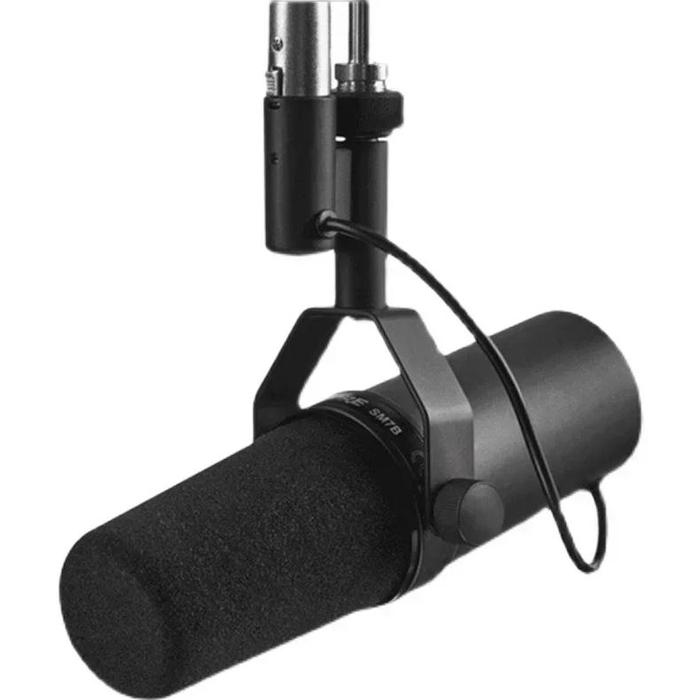 Gambar Shure Sm7B Dynamic Wired Microphone Conference Live Sound Card Home Karaok Dubbing Broadcast Studio Professional Microphone - black dari Heni rahayuu undefined Tokopedia