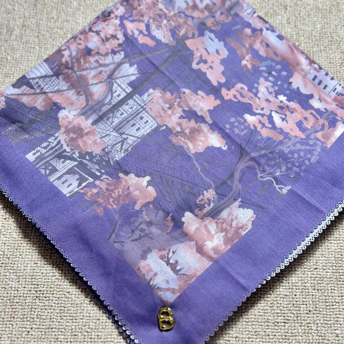 Gambar buttonscarves newyork series kw mirror jilbab terbaru - Newyork purple dari aila store hijab undefined Tokopedia