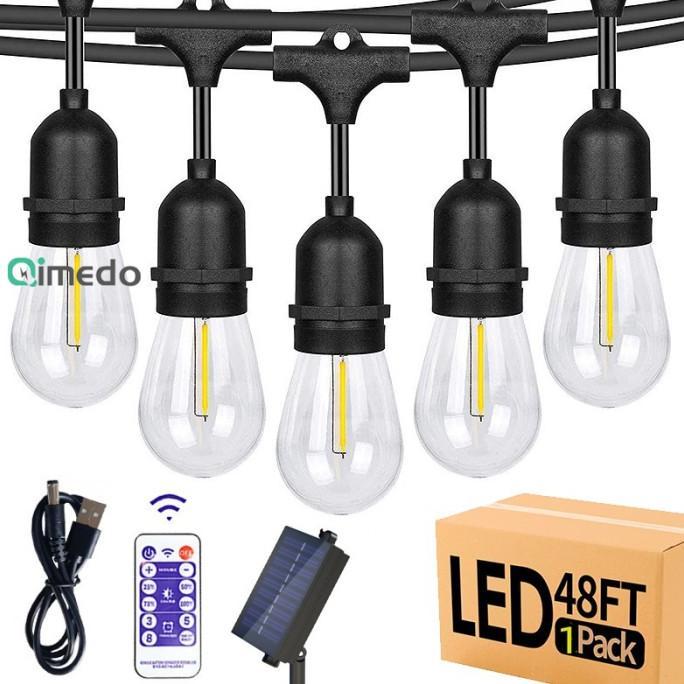 Gambar TERLARIS 15 Lampu 15 Meter Lampu Strip Ada Kabel Led Cas Panas Matahari Ngisi Baterai Listrik Solar Panel Tenaga Surya Tahan Air Lampu Outdoor - 15M+Solar Panel dari SOLUSI BELANJA 17 undefined Tokopedia