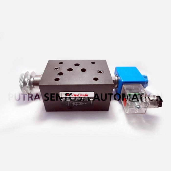 Gambar MODULAR SOLENOID FLOW CONTROL VALVE SIZE 03 CHIA WANG MHF-03-P - A1-10 110VAC dari PUTRA SENTOSA AUTOMATION undefined Tokopedia