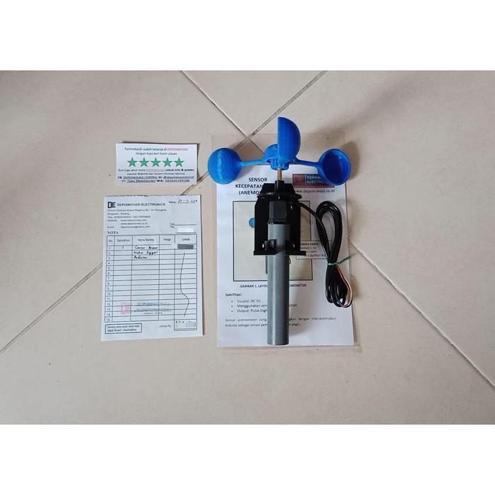 Gambar Sensor Anemometer Support Arduino NodeMCU ESP32 - Arduino dari tokodepoinovasi undefined Tokopedia