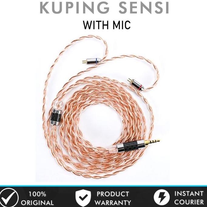Gambar Sale Xinhs Single Crystal Copper Cable With Crophone Iem Upgrade Cable - QDC , 3.5mm dari oismuna undefined Tokopedia