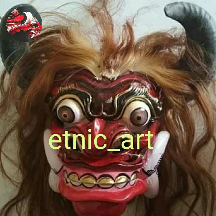 Gambar topeng kayu (kebo giro) dari Etnic_artShop undefined Tokopedia
