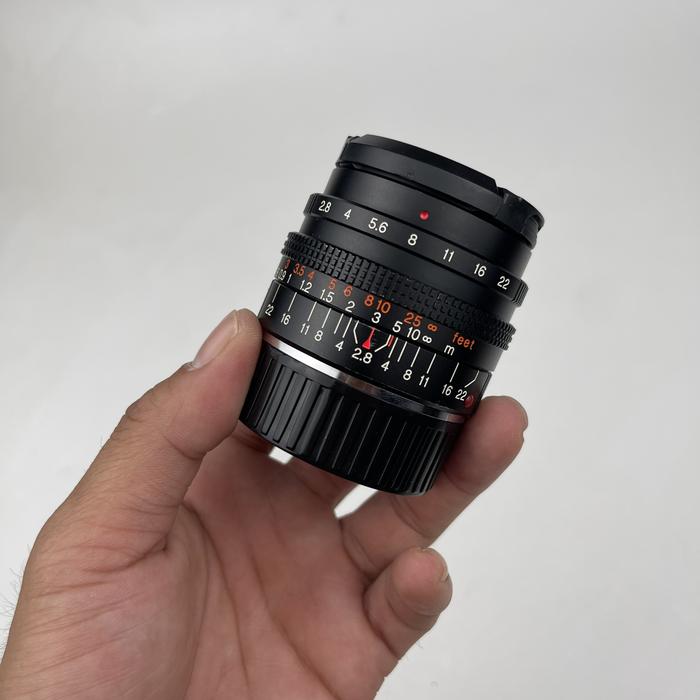 Jual Konica M Hexanon 28mm Leica M used mulus murah Kota
