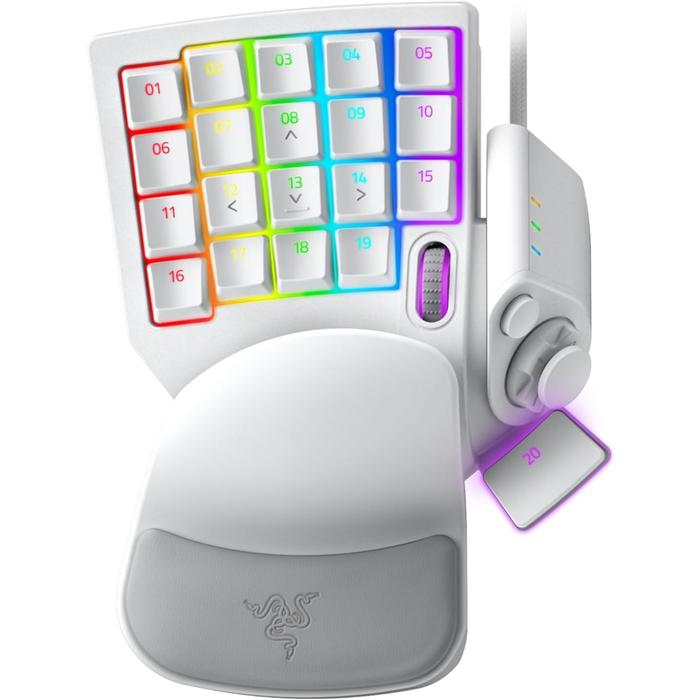 Gambar Razer Tartarus Pro 32 Programmable Buttons 8 Profiles Adjustable Actuation Gaming Keypad - Putih dari Hello El Official undefined Tokopedia