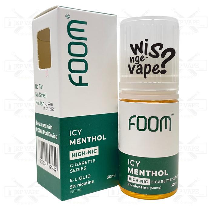 Jual Foom Icy Menthol 30ml - Salt Nic Liquid Vape By Foom - 50mg - Kota  Administrasi Jakarta Timur - Jkp Vape Store