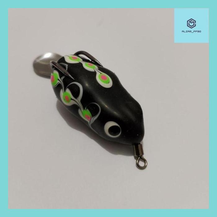 Gambar Alzam Soft Frog Kodok Kodokan 3,5 Cm Umpan Pancing Casting Ikan Gabus, Paling Ampuh Dan Jitu Asta Lure - Hitam, 3,5 cm dari Alzam-Ff90 undefined Tokopedia