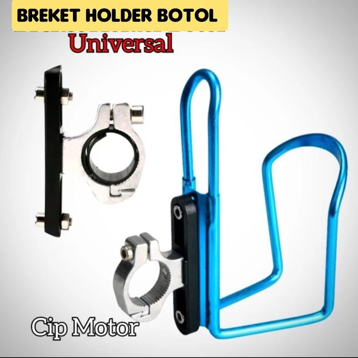 Gambar Breket Tempat Botol Minum Sepeda Clamp Adaptor Bottle Cage dari Cip Motor undefined Tokopedia