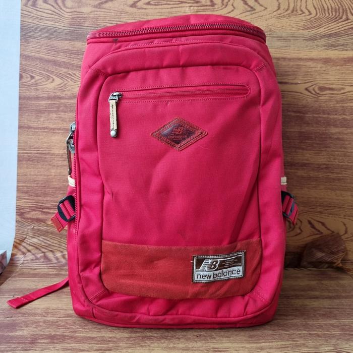 Gambar TAS RANSEL NEW BALANCE PRIA WANITA SECOND BRANDED MERAH / TAS BACKPACK NB PRIA dari JANUARY TAS undefined Tokopedia