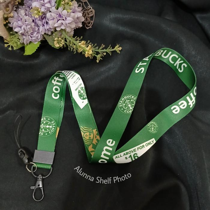 Gambar Tali Lanyard Coffee Shop Hijau Gantungan ID Card Phone Strap - Tanpa Bandul dari Alunna Shelf undefined 4 Tokopedia