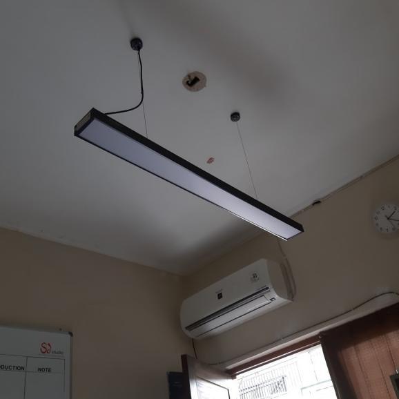 Gambar TERMURAH lampu gantung led 28 watt office meja kantor / lampu ruang meeting - PUTIH / 6000K dari SOLUSI BELANJA 17 undefined Tokopedia