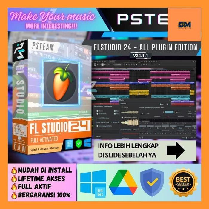 Gambar Samax^ Fl Studio 24 All Plugin Edition V24.1.2 Full Activated - 24.1.2 + FLEX dari Samaxchur Store undefined Tokopedia