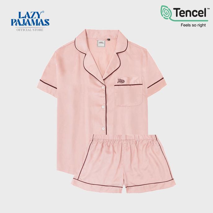 Gambar Tencel Silk Pajamas - Pale Rose - M dari Valencia Shoop65 undefined Tokopedia