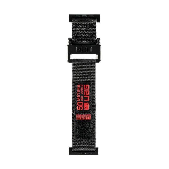Gambar [BIG SALE][PROMO][FREE ONGKIR] Apple Watch Ultra 49mm 45mm 44mm 42mm 7 6 UAG Active Nylon Strap Band [BEST SELLER][ORIGINAL] - Black, 49/45/44/42mm dari Alldie Olshop undefined Tokopedia