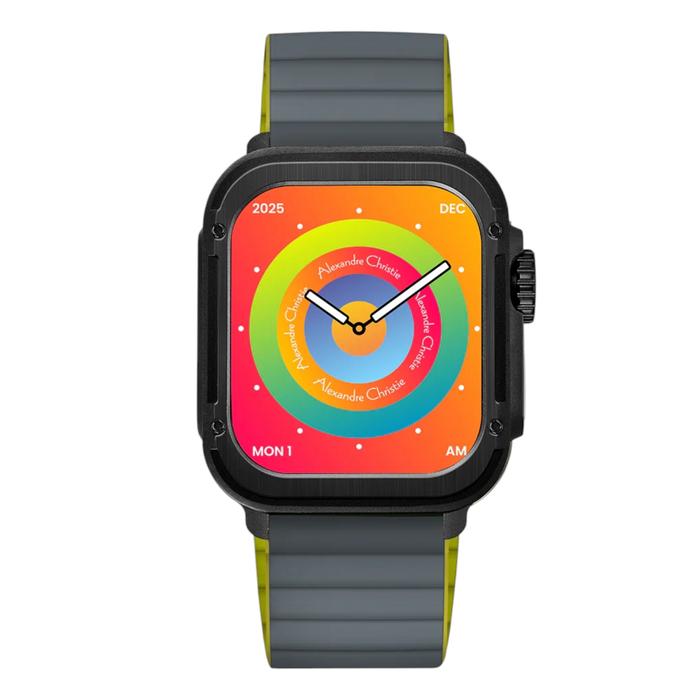 Gambar JAM TANGAN PRIA ALEXANDRE CHRISTIE AC S003 GEN 3 SMARTWATCH. FREE RUBBER ORIGINAL. GARANSI RESMI 1 TAHUN - full black dari METRO ARLOJI ORIGINAL undefined Tokopedia