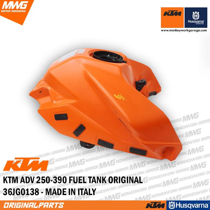 Jual ORIGINAL FUEL TANK KTM ADV 250-390 ORANGE 36JG0138 MADE IN