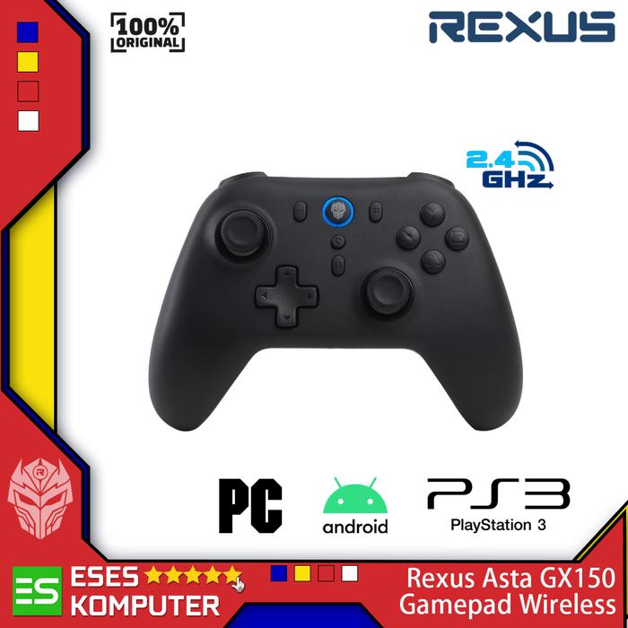 Gambar Gamepad Rexus PRO Gaming ASTA GX150 Wireless | Joystick Controller - Hitam dari ESES Komputer Tasikmalaya undefined Tokopedia