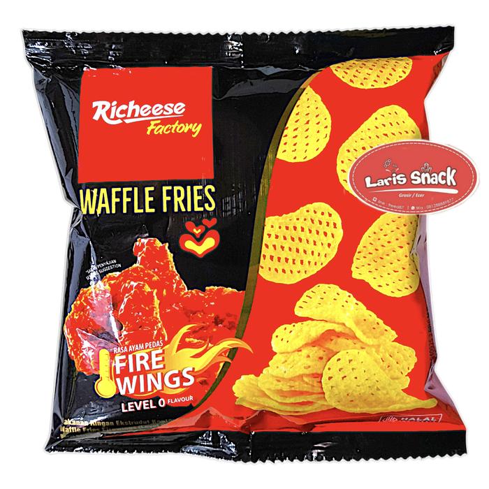 Jual Richeese Waffle Fries All Varian (Isi 10 Bks) - Rich Burger ...