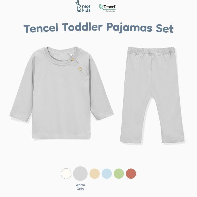Gambar Tencel Kids Pajamas Toddler Nice Kids Piyama Baju Tidur Anak Premium (1-4 Tahun) - Warm Grey, 2 Years dari Caturstore10 undefined Tokopedia