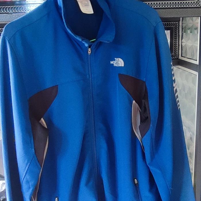 Gambar Jaket The North Face Quick dry Blue dari Bekas Running undefined Tokopedia